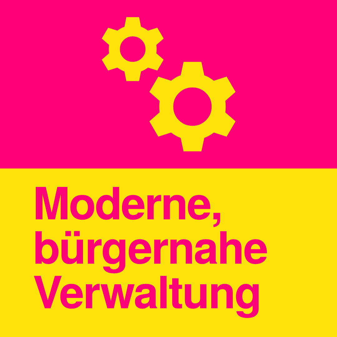 Moderne, bürgernahe Verwaltung