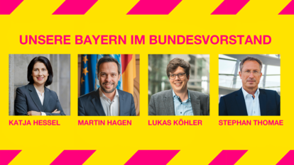 Die bayerischen Vertreter im neu gewählten FDP-Bundesvorstand.