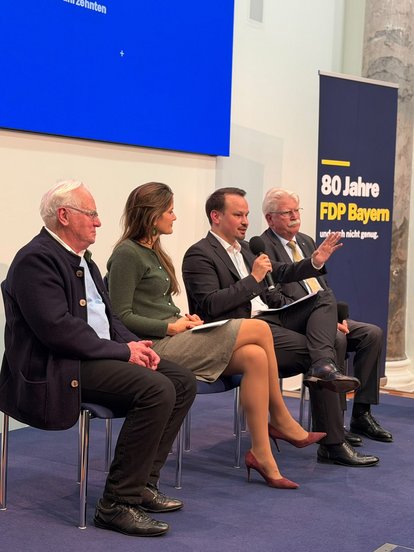 80-Jahr-Feier - Podium