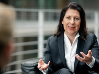 Bayerns FDP-Vorsitzende und Parlamentarische Staatssekretärin beim Bundesminister der Finanzen, Katja Hessel MdB.