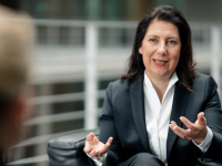 Bayerns FDP-Vorsitzende und Parlamentarische Staatssekretärin beim Bundesminister der Finanzen Katja Hessel.