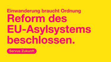 Reform des EU-Asylsystems beschlossen.