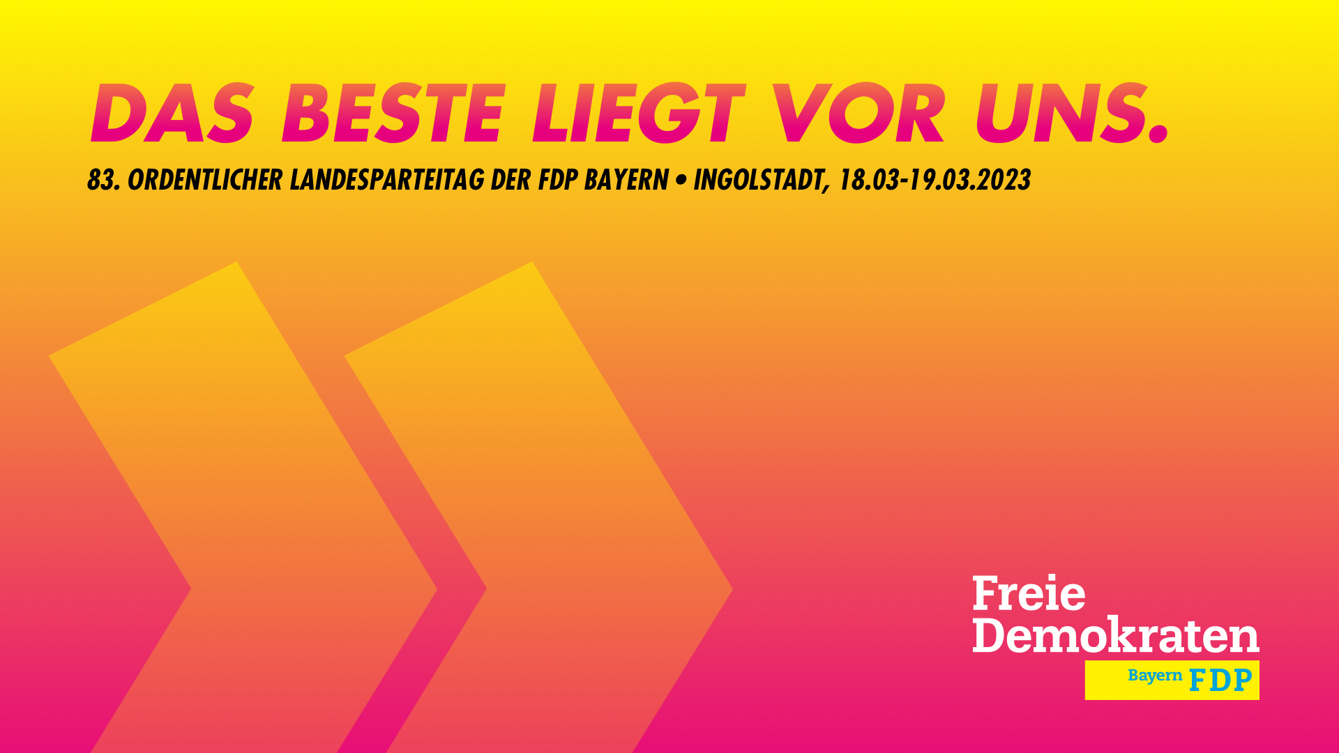 Das Beste liegt vor uns.