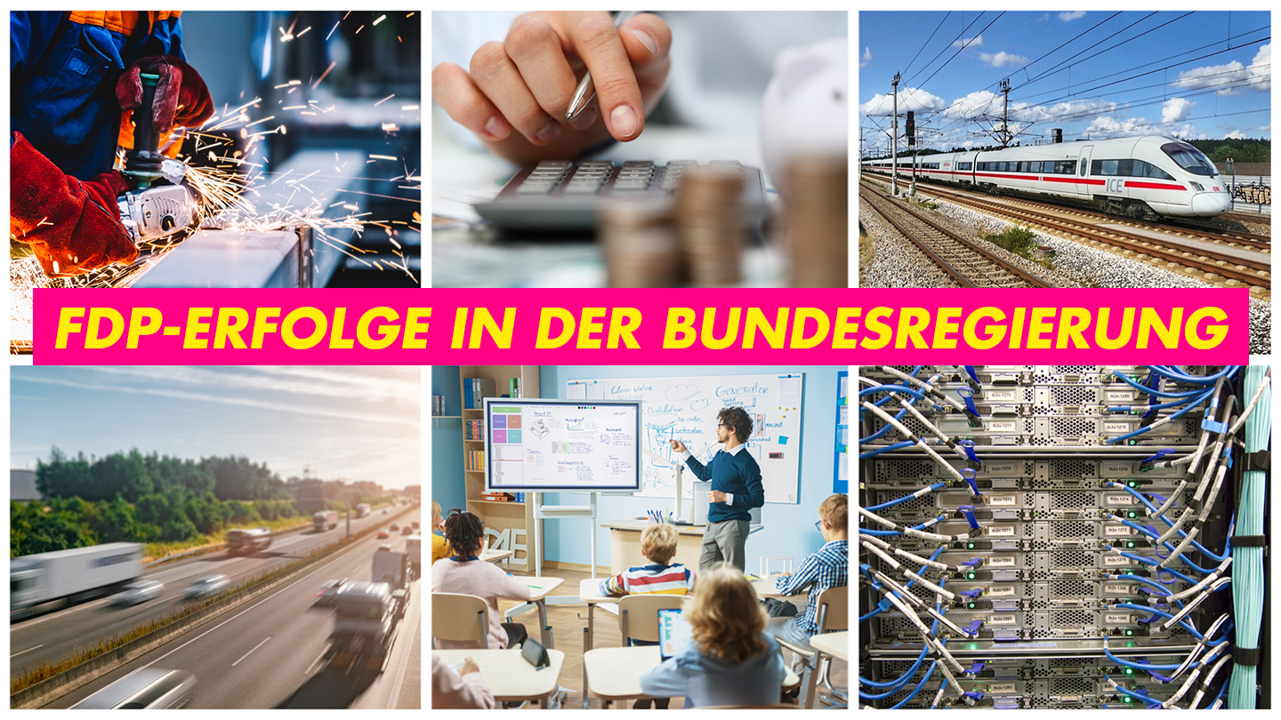 FDP-Erfolge in der Bundesregierung.