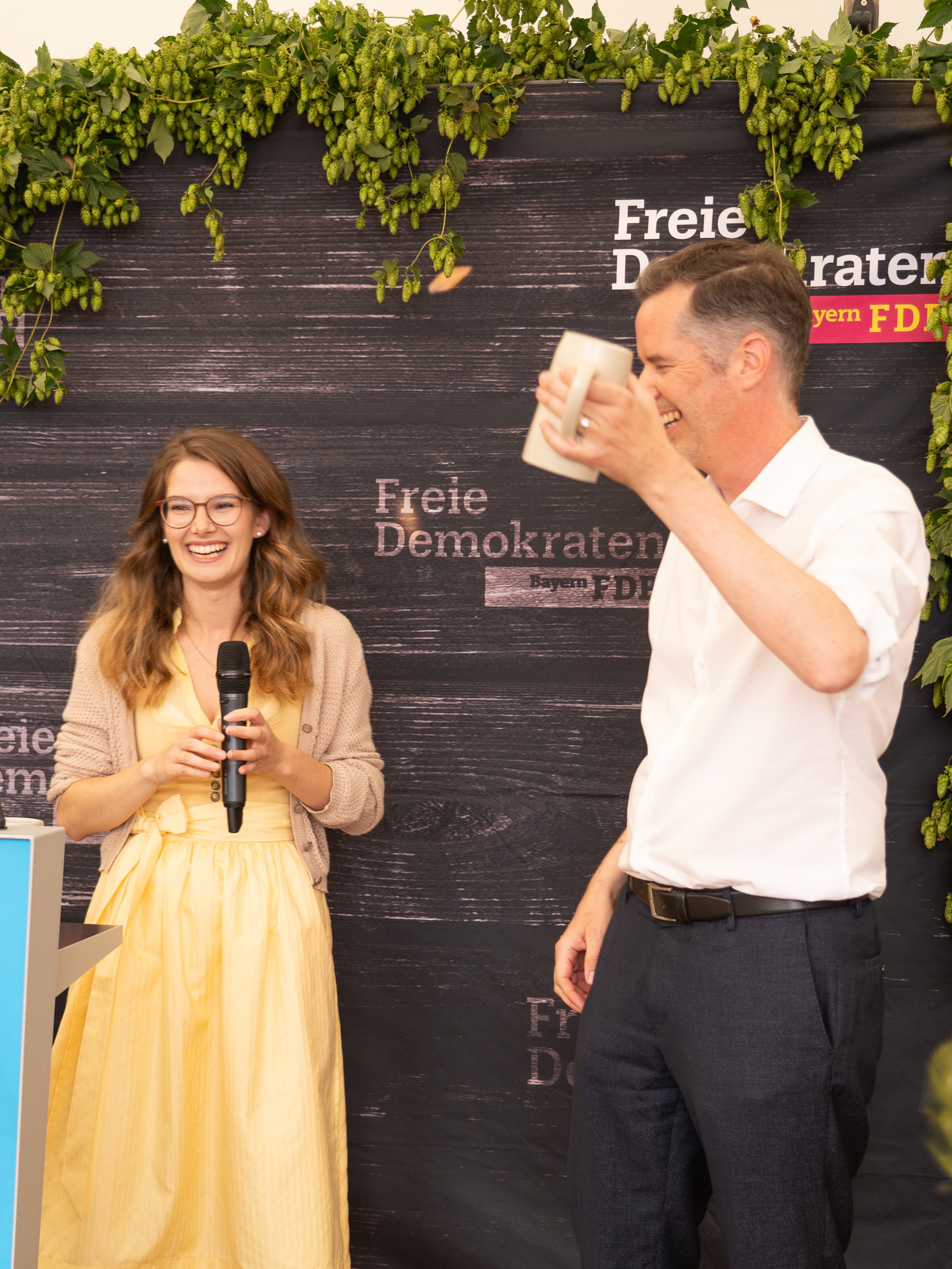 Bild Eva Keil und Christian Dürr Gillamoos FDP 2025