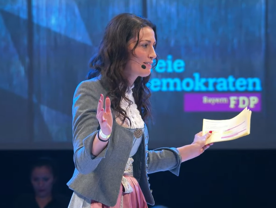 Die niederbayerische FDP-Vorsitzende Nicole Bauer auf dem PAM 2026