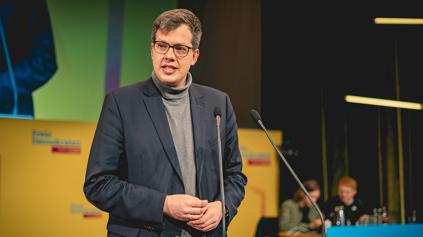 Lukas Köhler, Generalsekretär der FDP Bayern und stellvertretender Vorsitzender der FDP-Bundestagsfraktion.