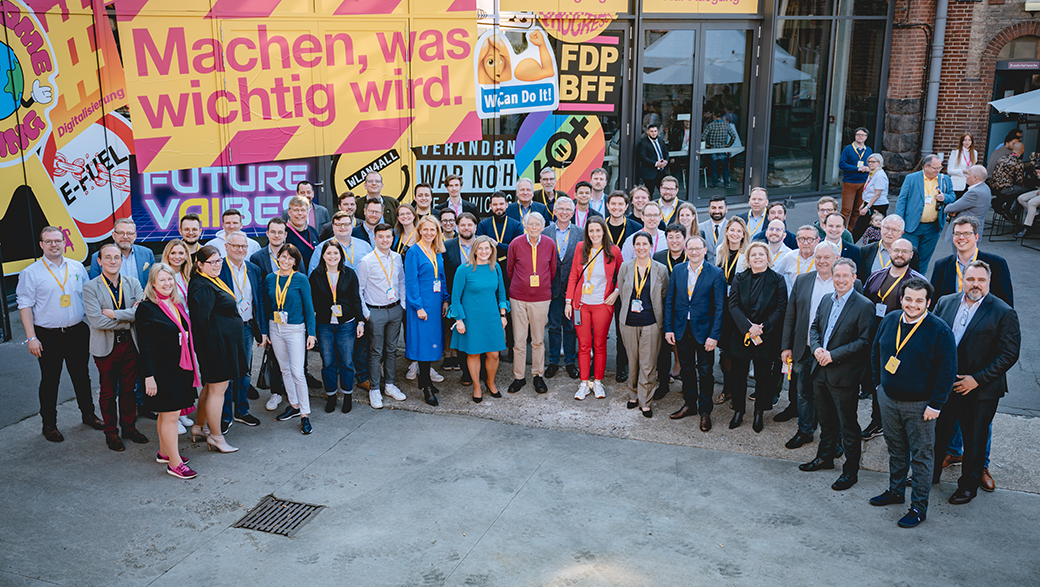 Delegierte der FDP Bayern am diesjährigen Bundesparteitag im STATION Berlin.