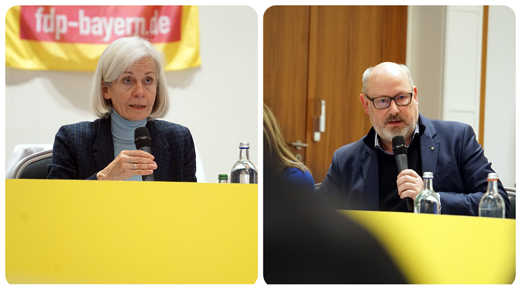 Prof. Dr. Ursula Münch und Alexander Kain im Rahmen der Klausurtagung.